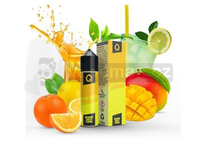 Příchuť Infamous Liqonic S&V: Orange Mango Lemonade (Pomerančovo-mangová limonáda) objem 10ml tabáková nálepka Kolek R