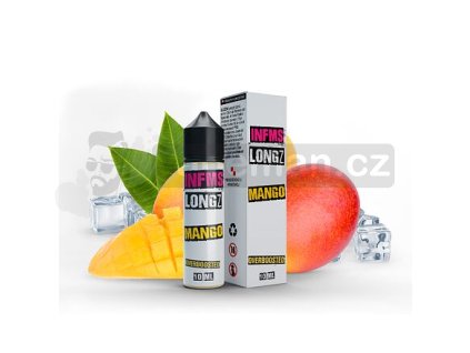 Příchuť Infamous LongZ S&V: Mango (Ledové mango) objem 10ml tabáková nálepka Kolek R