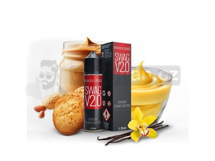 Příchuť Infamous Originals S&V: Swag V2.0 (Grahamové sušenky a burákové máslo) objem 10ml tabáková nálepka Kolek R