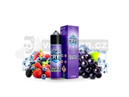 Příchuť Infamous Cryo S&V: Grapes & Berries (Ledové hrozny a lesní plody) objem 10ml tabáková nálepka Kolek R