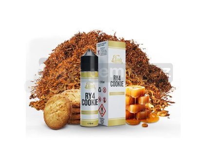Příchuť Infamous Elixir S&V: RY4 Cookie (Tabáková směs RY4 se sušenkou) objem 10ml tabáková nálepka Kolek R