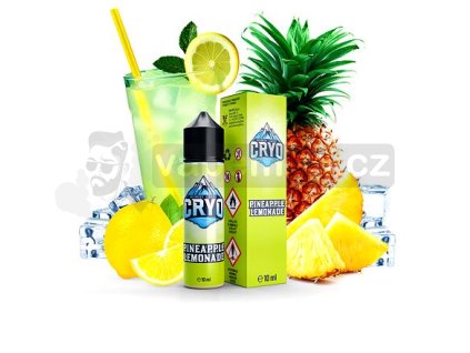 Příchuť Infamous Cryo S&V: Pineapple Lemonade (Ledový ananas s citronem) objem 10ml tabáková nálepka Kolek R