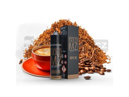 Příchuť Infamous Originals S&V: Gold MZ Coffee MZ (Tabák s kávou) objem 10ml tabáková nálepka Kolek R