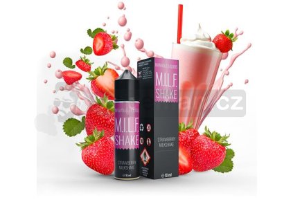 Příchuť Infamous Originals S&V: M.I.L.F. Shake (Jahodový milkshake) objem 10ml tabáková nálepka Kolek R