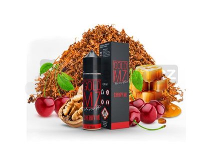Příchuť Infamous Originals S&V: Gold MZ Cherry MZ (Tabák s třešní) objem 10ml tabáková nálepka Kolek R