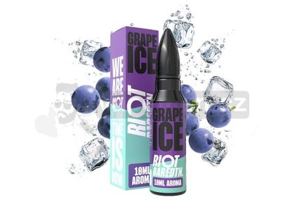 Riot BAR EDTN S&V: Grape Ice (Ledové hroznové víno) objem 10ml tabáková nálepka Kolek R