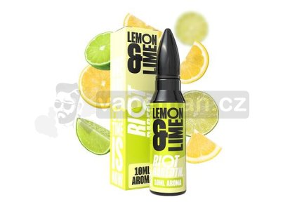 Riot BAR EDTN S&V: Lemon & Lime (Citron & limetka) objem 10ml tabáková nálepka Kolek R
