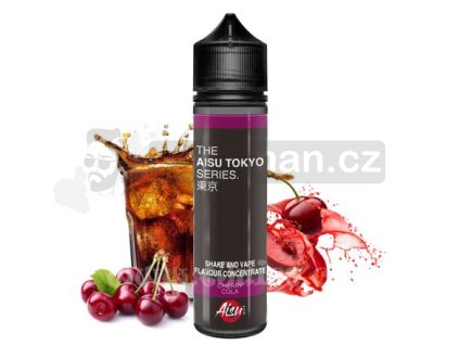 Příchuť ZAP! Juice S&V: AISU TOKYO Cherry Cola (Třešňová cola) objem 10ml tabáková nálepka Kolek R