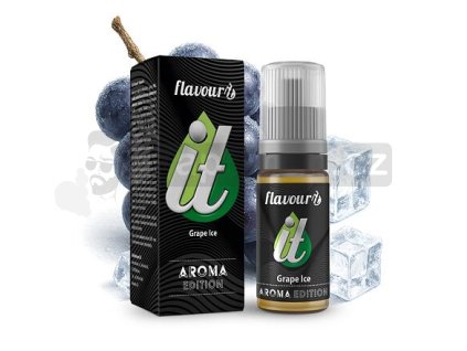 Příchuť Flavourit: Grape Ice (Ledové hroznové víno) objem 10ml tabáková nálepka Kolek R