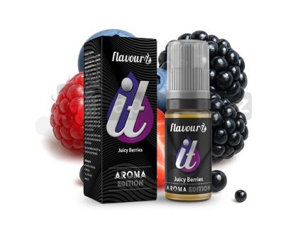 Příchuť Flavourit: Juicy Berries (Šťavnaté lesní plody) objem 10ml tabáková nálepka Kolek R