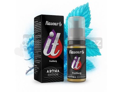 Příchuť Flavourit: Fruitberg (Osvěžující modrá malina) objem 10ml tabáková nálepka Kolek R