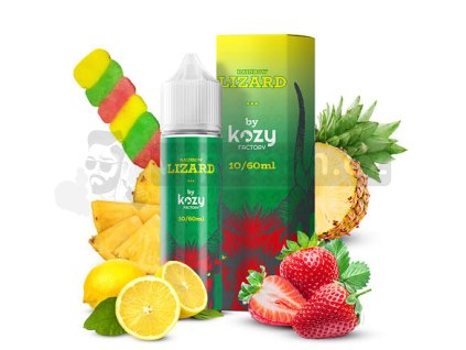 Příchuť Kozy S&V: Rainbow Lizard (Ovocná zmrzlina) objem 10ml tabáková nálepka Kolek R