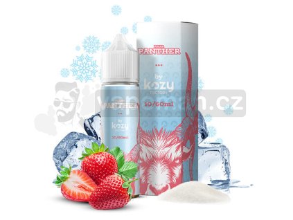 Příchuť Kozy S&V: Polar Panther (Sladká jahoda na ledu) objem 10ml tabáková nálepka Kolek R