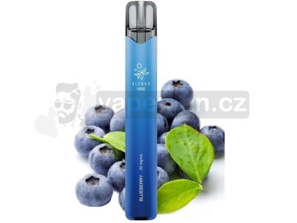 Elf Bar 1000 jednorázová e-cigareta Blueberry