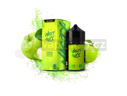 Příchuť Nasty Juice S&V: Green Ape (Zelené jablko) objem 10ml kolek R