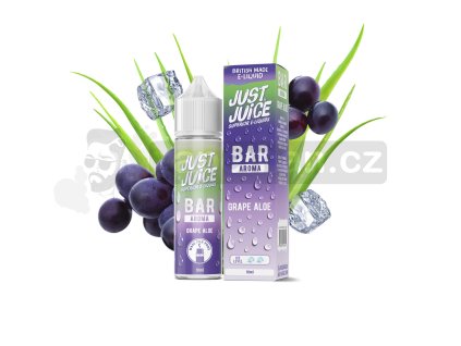 Příchuť Just Juice Bar Range S&V: Grape Aloe (Hroznové víno & aloe vera) objem 10ml kolek R