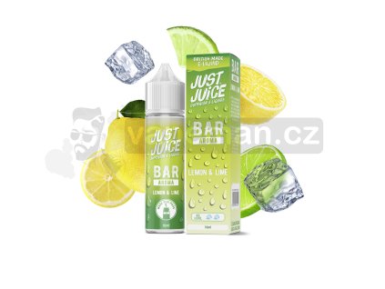 Příchuť Just Juice Bar Range S&V: Lemon & Lime (Citron & limetka) objem 10ml kolek R