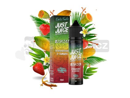 Příchuť Just Juice S&V: Strawberry & Curuba (Jahoda & curuba) objem 10ml kolek R