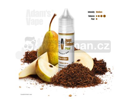 Příchuť Adam's Vape S&V: Just Tobacco Pear (Tabák s hruškou) objem 10ml kolek R
