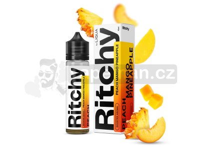 Příchuť Ritchy S&V: Peach Mango Pineapple (Broskev, mango a ananas) objem 10ml kolek R