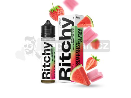 Příchuť Ritchy S&V: Strawberry Watermelon Gum (Jahodovo-melounová žvýkačka) objem 10ml kolek R