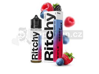 Příchuť Ritchy S&V: Triple Berry Mix (Bobulovitý mix) objem 10ml kolek R