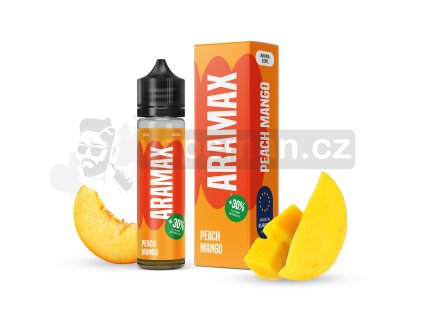 Příchuť Aramax S&V: Peach Mango (Mango s broskví) objem 10ml kolek R