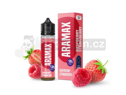 Příchuť Aramax S&V: Raspberry Strawberry (Malina a jahoda) objem 10ml kolek R