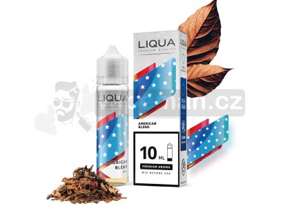 Příchuť LIQUA Mix&Go: American Blend (Americká tabáková směs) objem 10ml kolek R