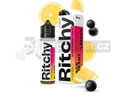 Příchuť Ritchy S&V: Black Currant Lemon (Černý rybíz a citron) objem 10ml kolek R