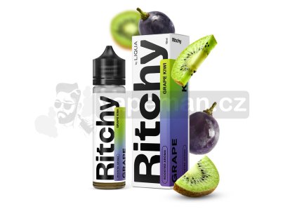 Příchuť Ritchy S&V: Grape Kiwi (Hroznové víno a kiwi) objem 10ml kolek R