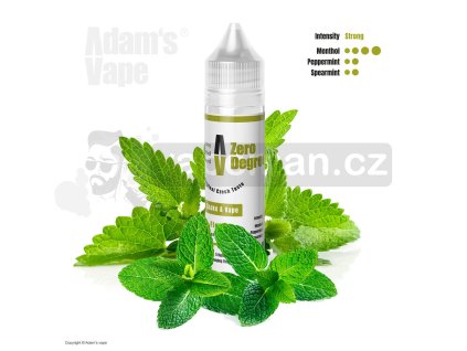 Příchuť Adam's Vape S&V: Zero Degree (Mentol s mátou) objem 10ml kolek R