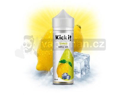 Příchuť KickIt S&V: Salty Lemon Ice (Ledový citron) objem 10ml kolek R