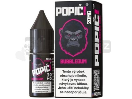 liquid popic salt bubblegum 10ml 20mg