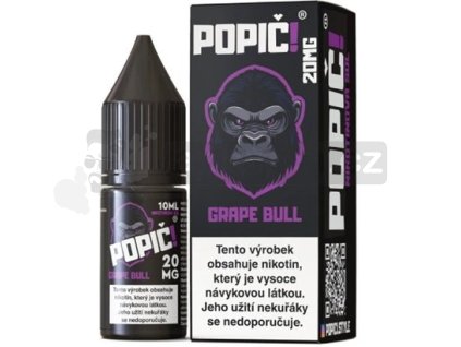 liquid popic salt grape bull 10ml 20mg