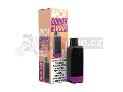 RIOT Connex 1000 pod Peach Blackberry