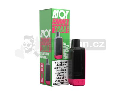RIOT Connex 1000 pod Strawberry Kiwi Apple