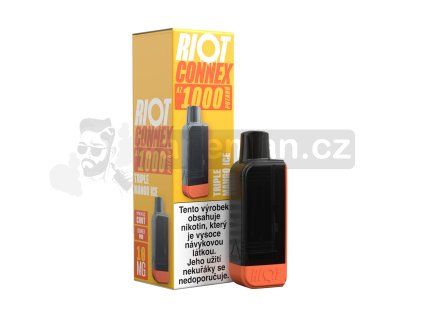 RIOT Connex 1000 pod Triple Mango Ice