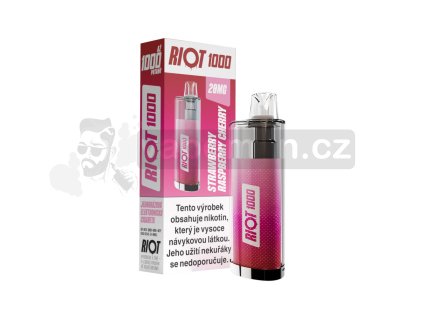 RIOT 1000 Strawberry Raspberry Cherry