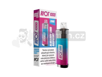 RIOT 1000 Blueberry Sour Raspberry