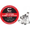 Coilology Tri-Core Fused Clapton předmotané spirálky Ni80 0,38ohm