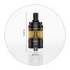 Clearomizér Vapefly Alberich MTL RTA (3ml/4ml) (Gunmetal)
