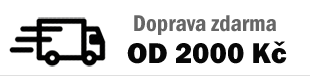 Doprava zdarma od 2000 Kč