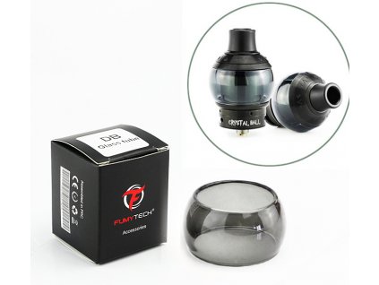 Fumytech NÁHRADNÍ SKLO CRYSTAL BALL RDTA 4 ml, Kouřové 1