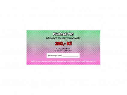 poukaz 200 eshop