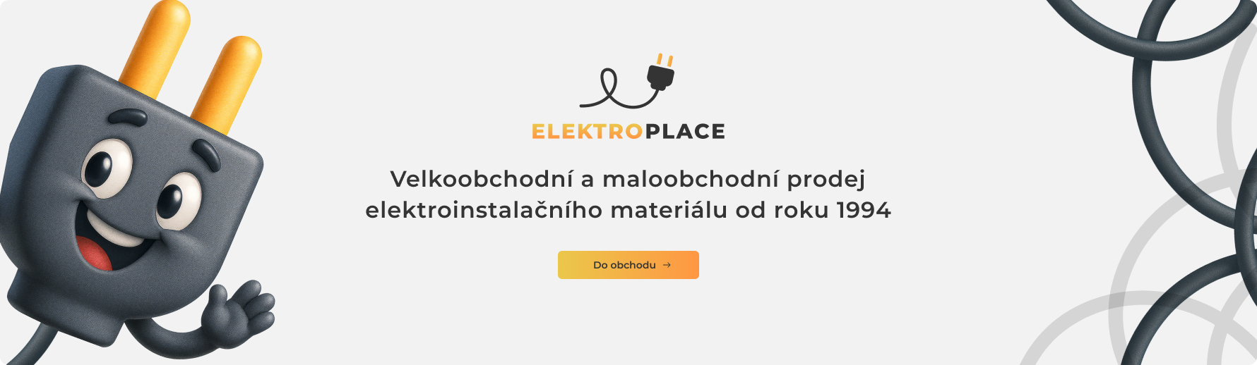 Velkoobchodní a maloobchodní prodej elektroinstalačního materiálu od roku 1994