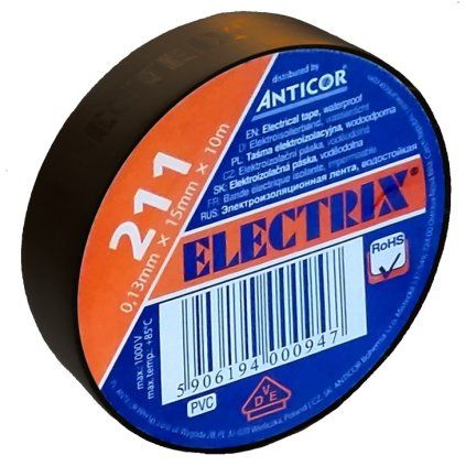 Electrix 211 PVC/15×10­×0,13/hnědá