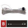 CONNECT EXT. WIRE 10M IP44 TRANSPARENT