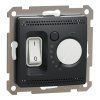 Sedna D/E - Prostorový termostat 16A, Antracit