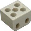 Svítidlová svorkovnice keramická 2x4 mm, IP 20